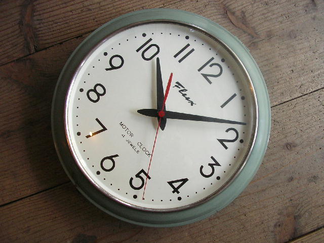 印象のデザイン 東京時計Flux 電池式motor clock 昭和30年代 canbe