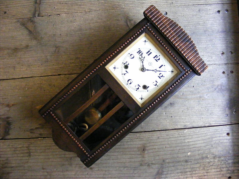 品質満点 ドイツ製レンツキルヒ 振り子時計アンティーク 大型スリゲル 