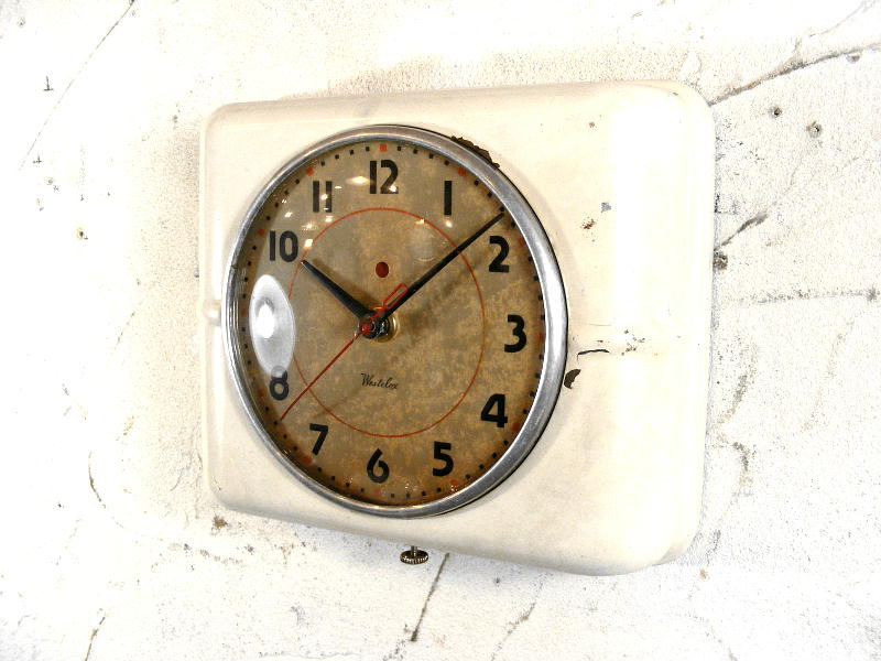 ウエストクロックス社 1950 westclox ウォールクロック 掛け時計-