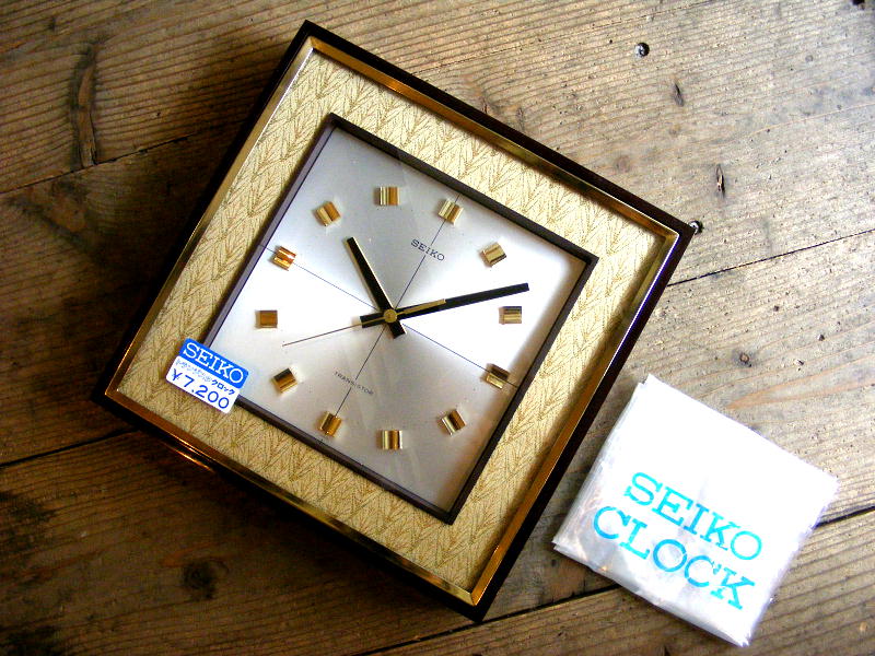 1980年代 アンティーク時計 SEIKO セイコー 大型 掛け時計 アナログ 