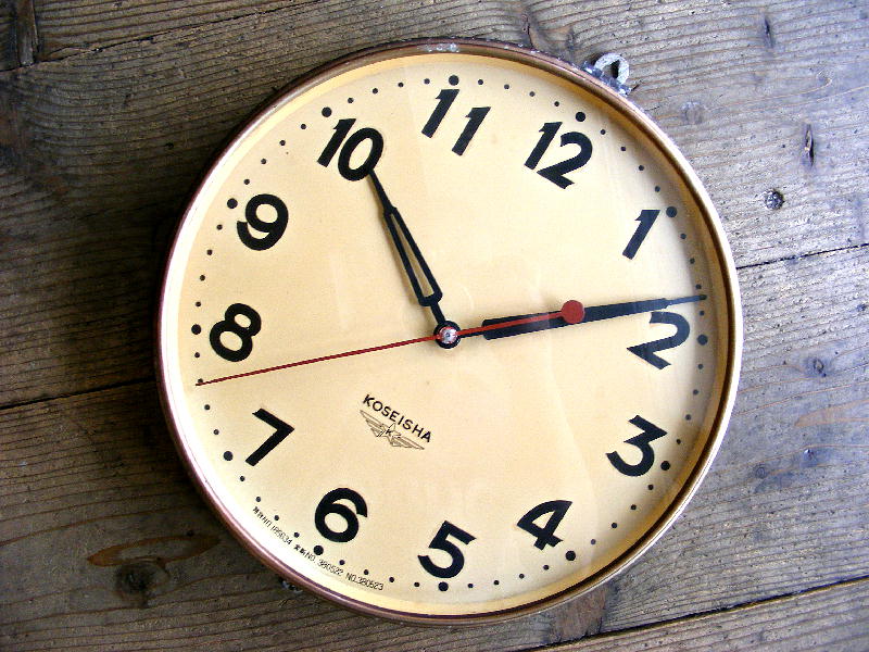 Koseisha(光星舎)電池式振り子時計 昭和30年代 - 掛時計/柱時計